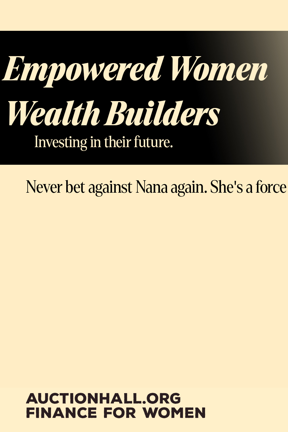 Title: The Power of Long-Term Investing: Why You Should Never Bet Against Nana Again
